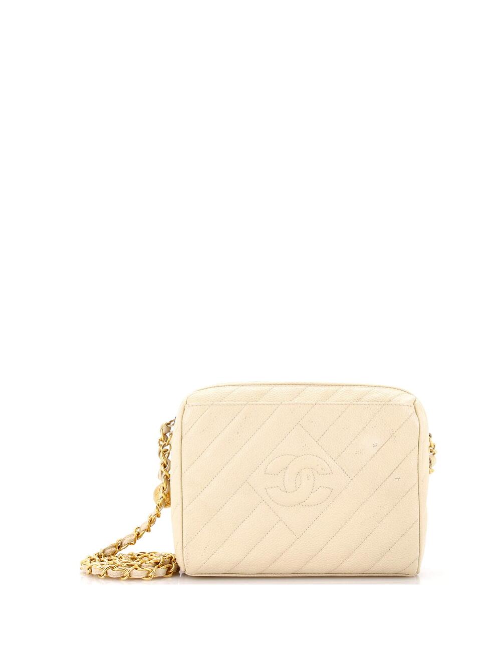 Chanel Vintage Diamond Cc Camera Bag #374780C24B